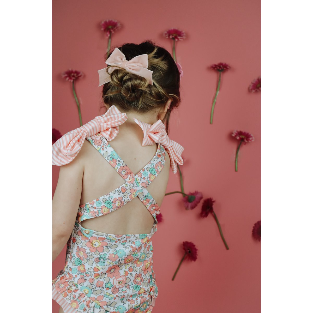 LittleMy™ | Badpak Meisjes bloemen