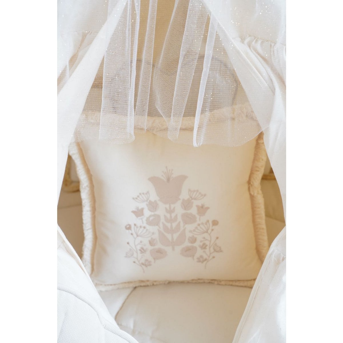 LittleMy |Tipi-tent "Boho" met ruches en borduursels