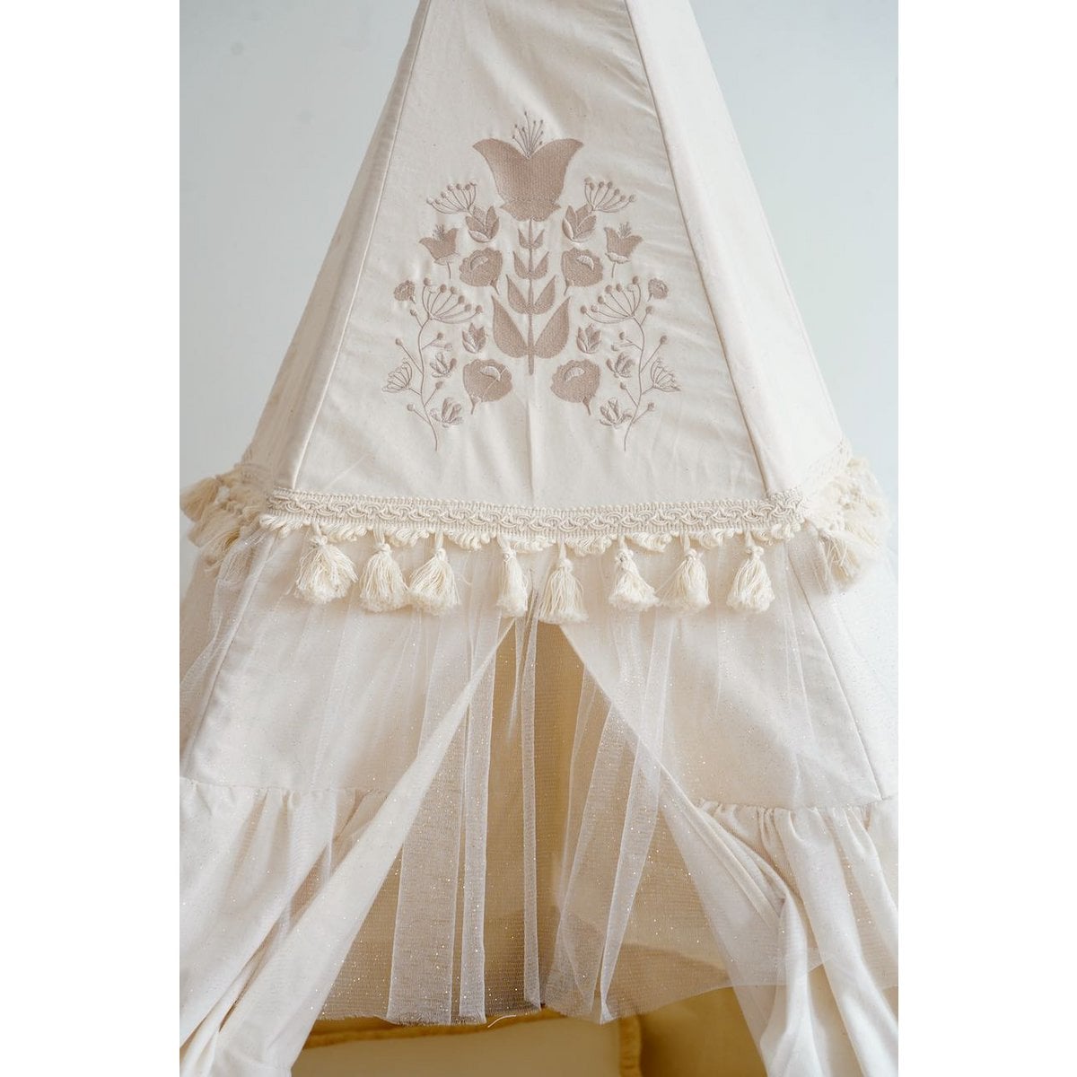 LittleMy |Tipi-tent "Boho" met ruches en borduursels