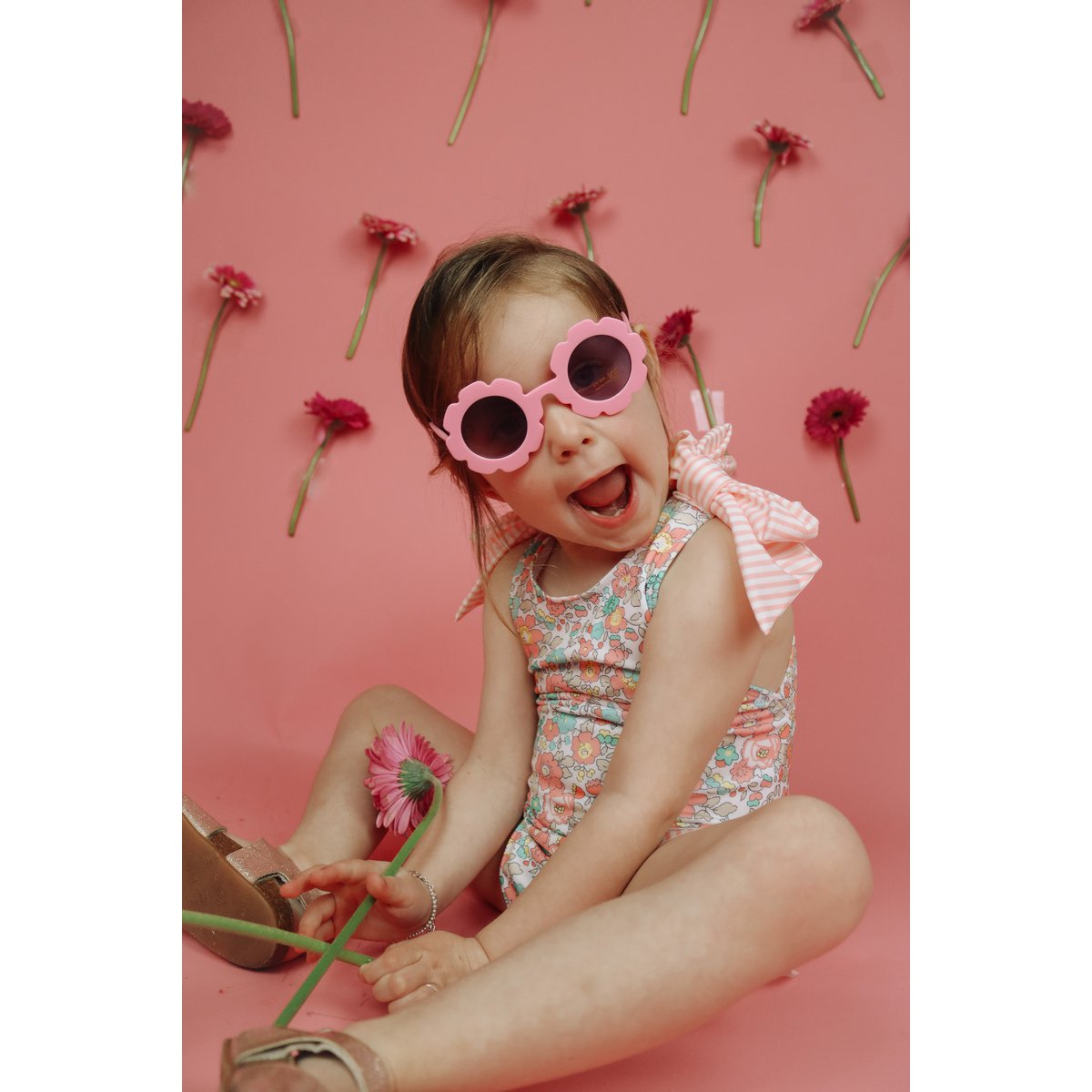 LittleMy™ | Badpak Meisjes bloemen