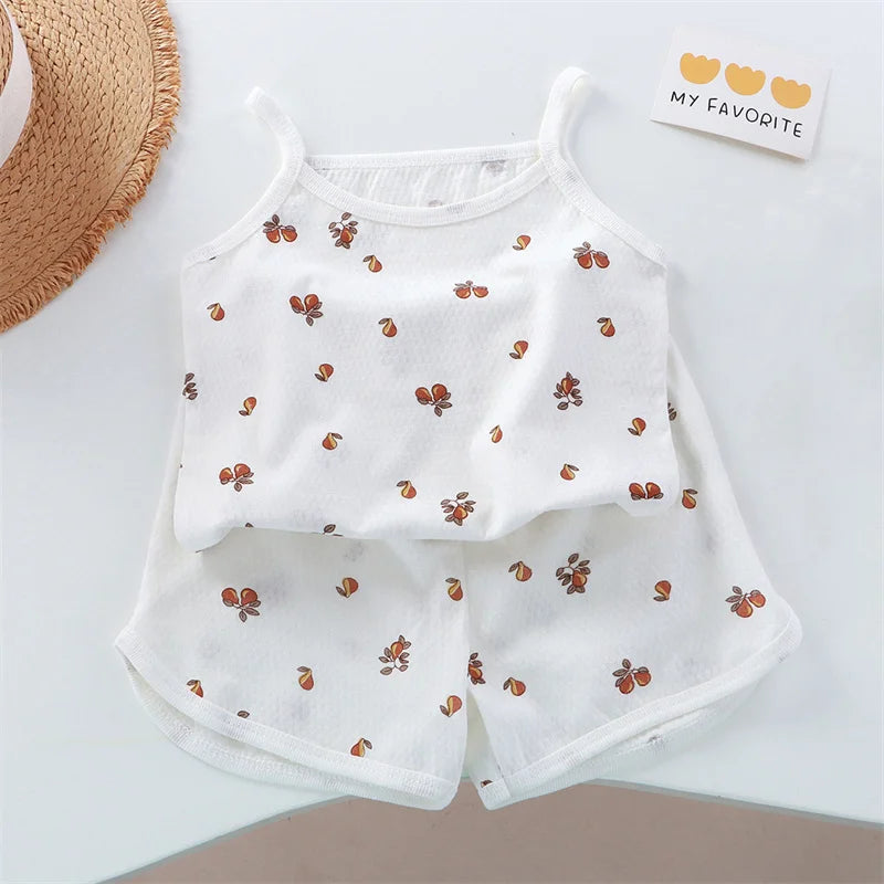 LittleMy | Girl Strap Suits