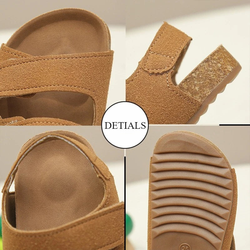LittleMy |Suede Sandals