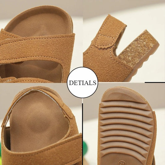 LittleMy |Suede Sandals