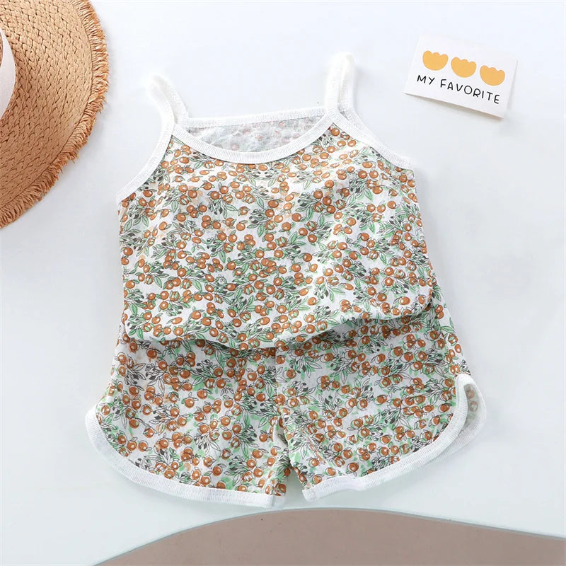 LittleMy | Girl Strap Suits
