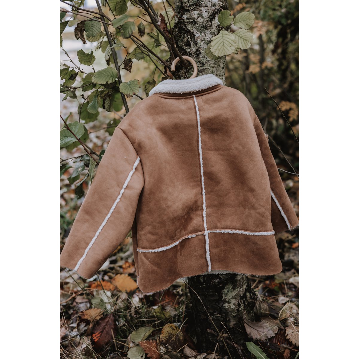 LittleMy® kinderjas van lamsleer