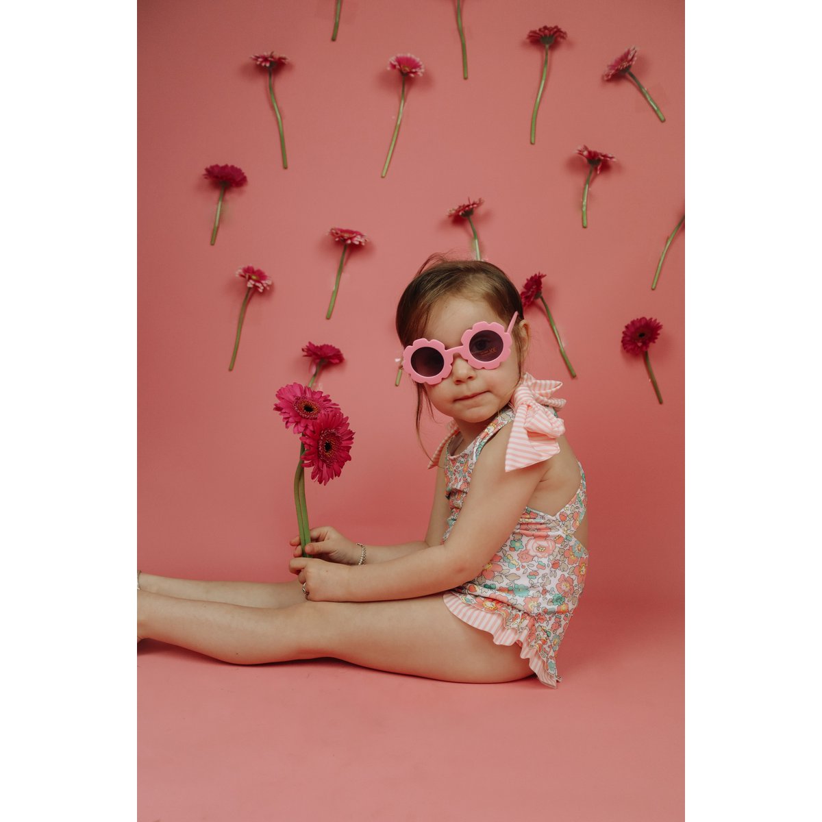 LittleMy™ | Badpak Meisjes bloemen
