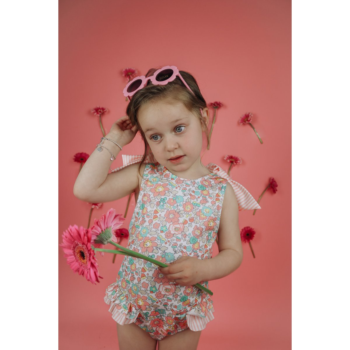 LittleMy™ | Badpak Meisjes bloemen